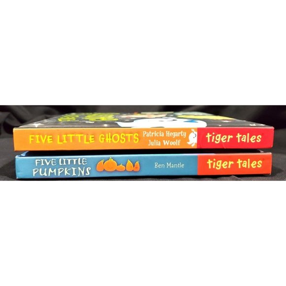 Set of 2 Halloween toddler Board Books FIVE LITTLE PUMPKINS & FIVE LITTLE GHOSTS - Picture 3 of 6